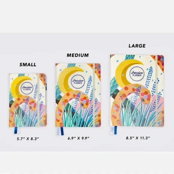 Passion Planner 2021 Weekly Annual Size Medium. Serpent Spring - Picture 6 of 8